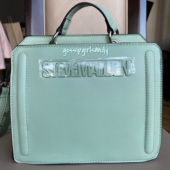 Steve Madden Mint Green Bevelyn Crossbody Handbag - Picture 3 of 9